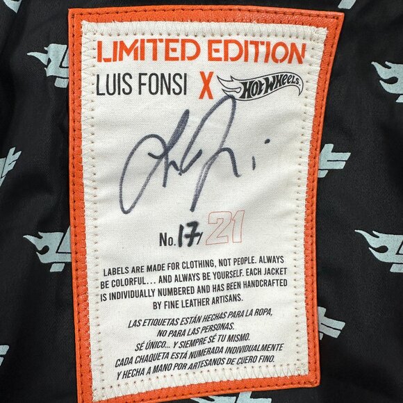 Limited edition Luis Fonsi x Hot Wheels Leather Jacket and Hot Wheels Bronco - Picture 16 of 16